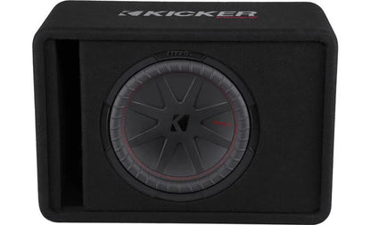 Kicker 48VCWR122 12" CompR Enclosure - Enclosed Subwoofer Box