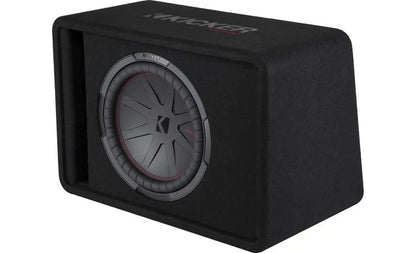 Kicker 48VCWR122 12" CompR Enclosure - Enclosed Subwoofer Box