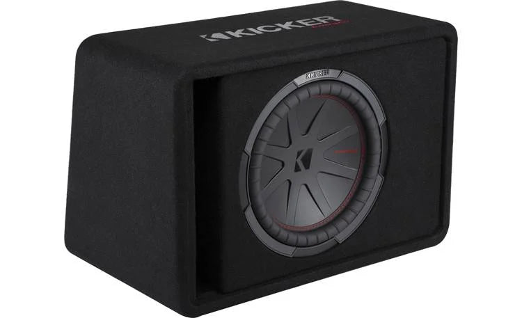 Kicker 48VCWR122 12" CompR Enclosure - Enclosed Subwoofer Box
