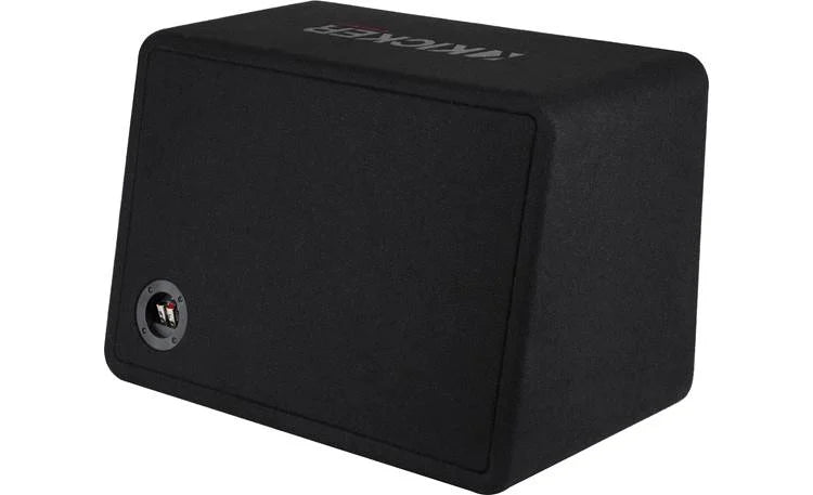 Kicker 48VCWR122 12" CompR Enclosure - Enclosed Subwoofer Box