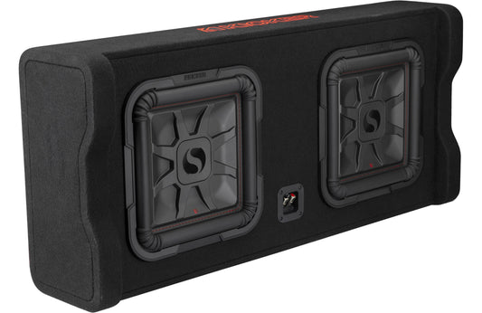 Kicker 49DL7TDF122 Dual Down-Firing 12" L7T 2-Ohm Enclosure