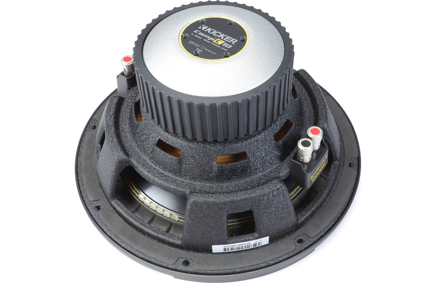 Kicker 50CWCD104 10" CompC 4 Ohm DVC
