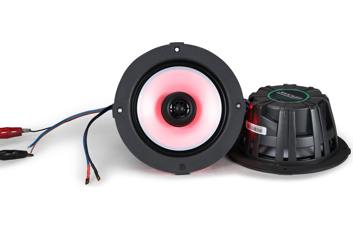 Kicker 51KM614FL KM 6.5"4 Ohm LED THIN-MOUNT