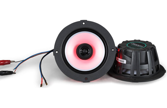 Kicker 51KM614FL KM 6.5"4 Ohm LED THIN-MOUNT