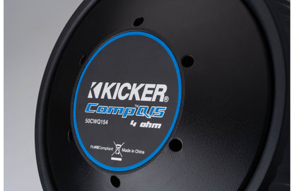 Kicker 51CWQ154 15" CompQ 4-Ohm