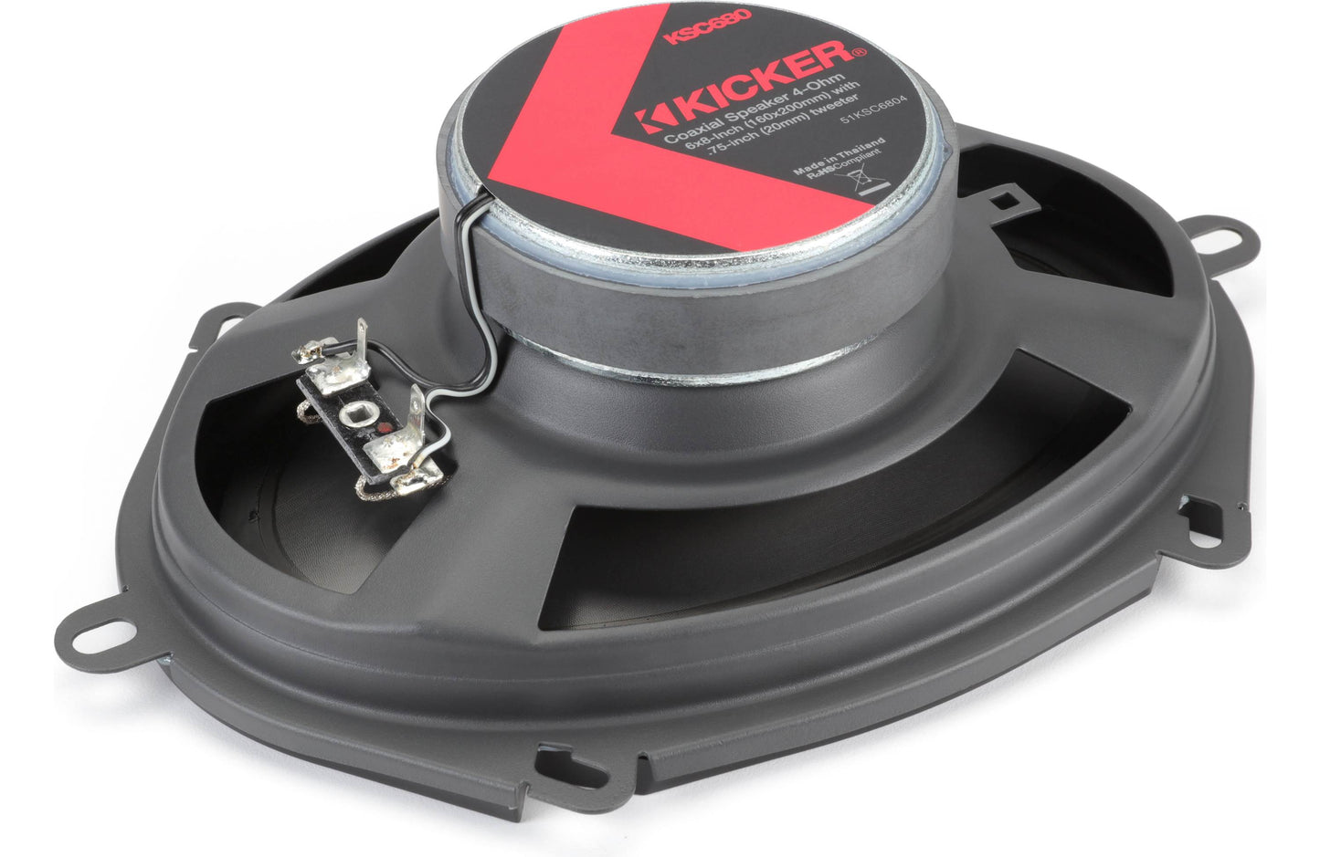 Kicker KSC680 6x8" Coaxial Speakers