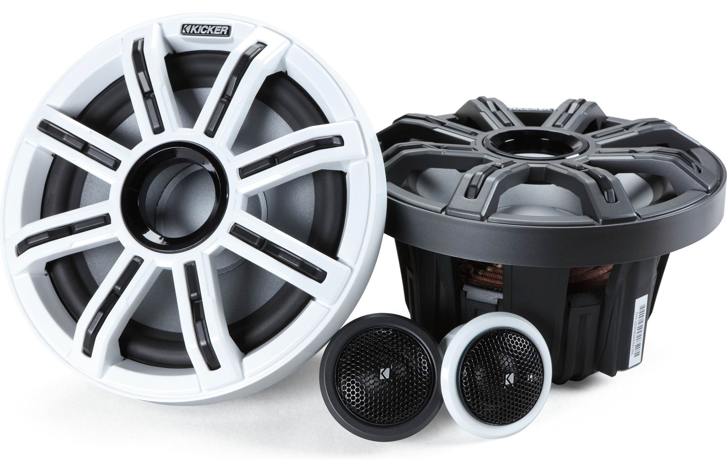 Kicker 51MSS8 MSS 8" 4 Ohm LED Component System