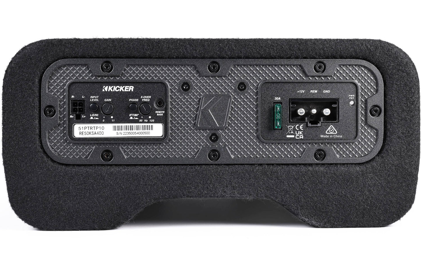 Kicker 51PTRTP10 PTRTP Powered Down-Firing 10” Enclosure