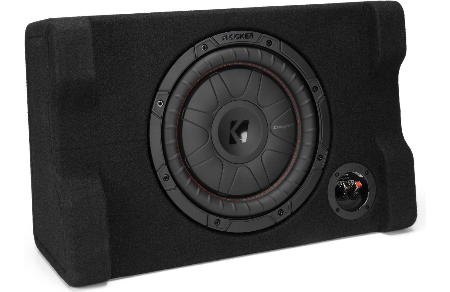 Kicker 52CVTDF102 Down-Firing 10" CompVT 2-Ohm Enclosure