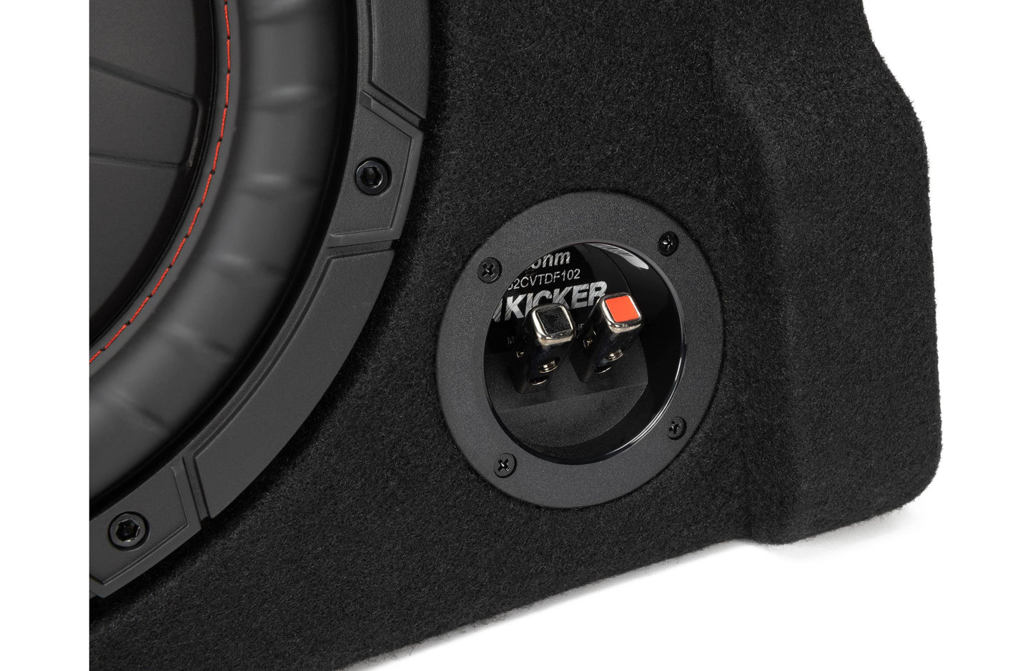 Kicker 52CVTDF102 Down-Firing 10" CompVT 2-Ohm Enclosure