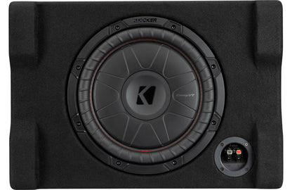 Kicker 52CVTDF122 Down-Firing 12" CompVT 2-Ohm Enclosure - Enclosed Subwoofer Box
