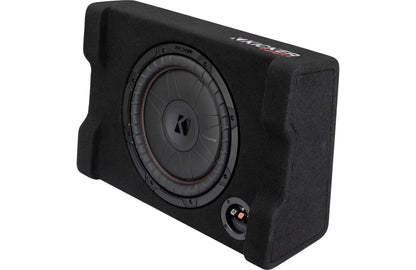 Kicker 52CVTDF122 Down-Firing 12" CompVT 2-Ohm Enclosure - Enclosed Subwoofer Box