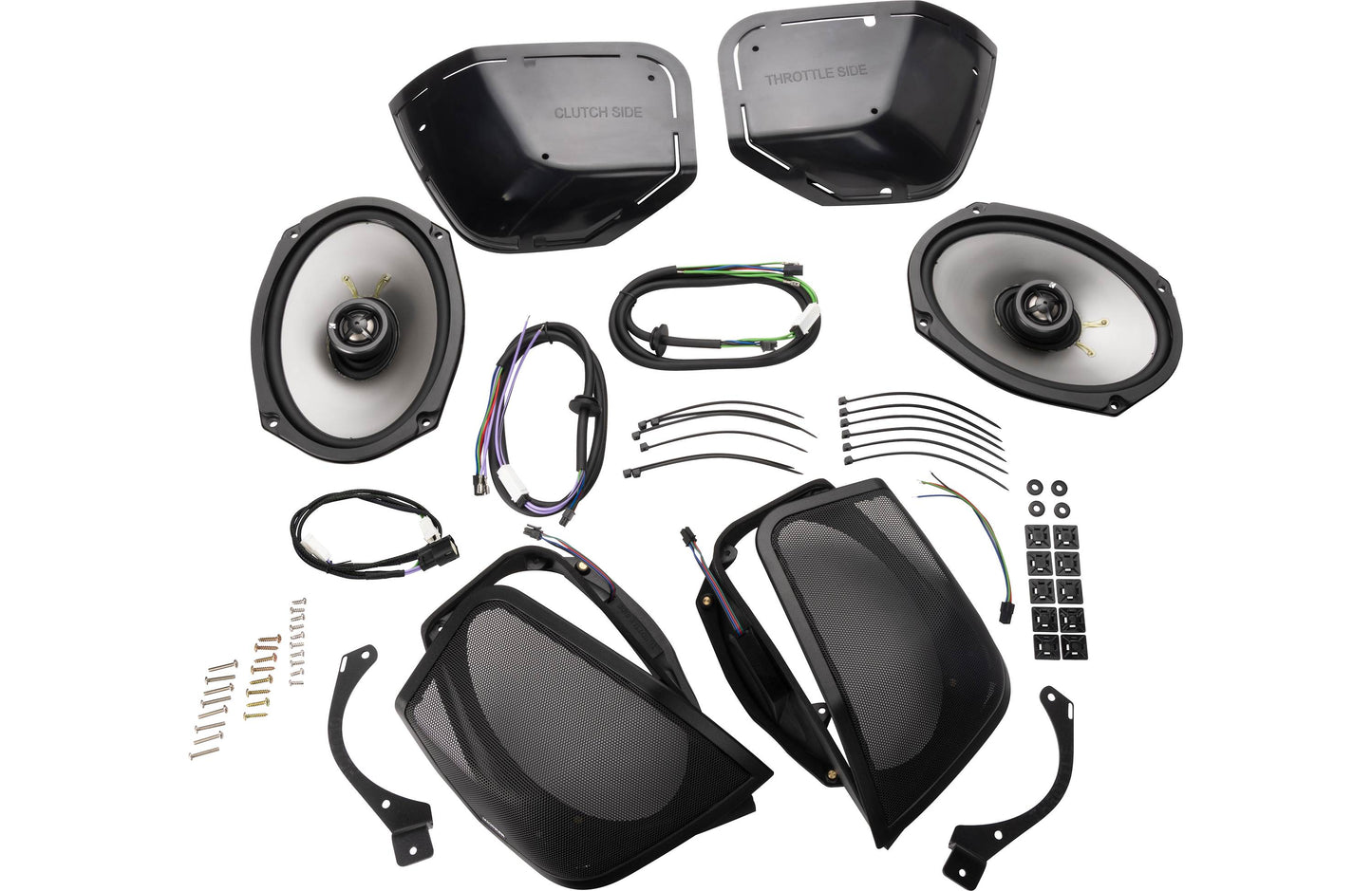Kicker 52HDBX1469 2014-2023 Harley-Davidson Saddlebag Lid Speaker Kit