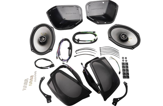 Kicker 52HDBX1469 2014-2023 Harley-Davidson Saddlebag Lid Speaker Kit
