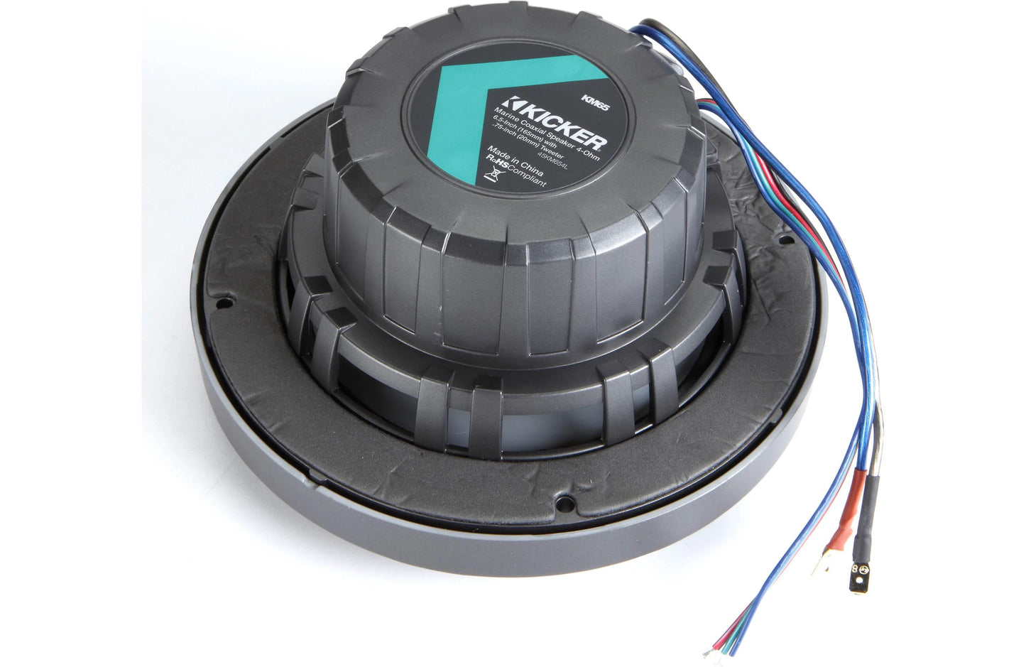 Kicker 45KM654L 6.5" 2-Way Marine Speakers with LED Lighting