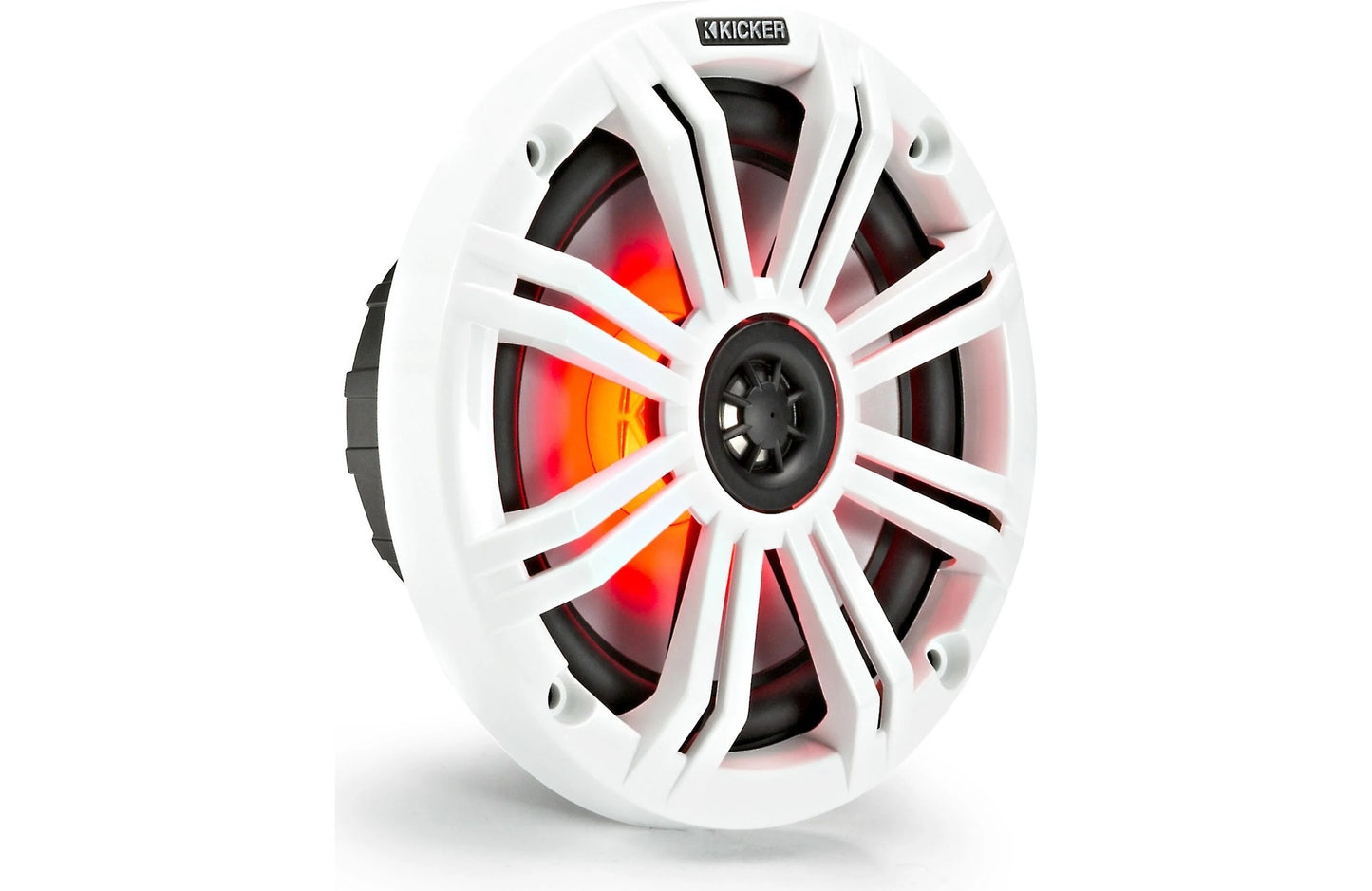 Kicker 45KM654L 6.5" 2-Way Marine Speakers with LED Lighting