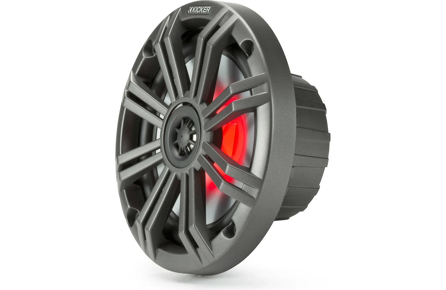Kicker 45KM654L 6.5" 2-Way Marine Speakers with LED Lighting