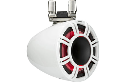 Kicker 44KMTC114W 11" Wakeboard Tower Speakers with LED White