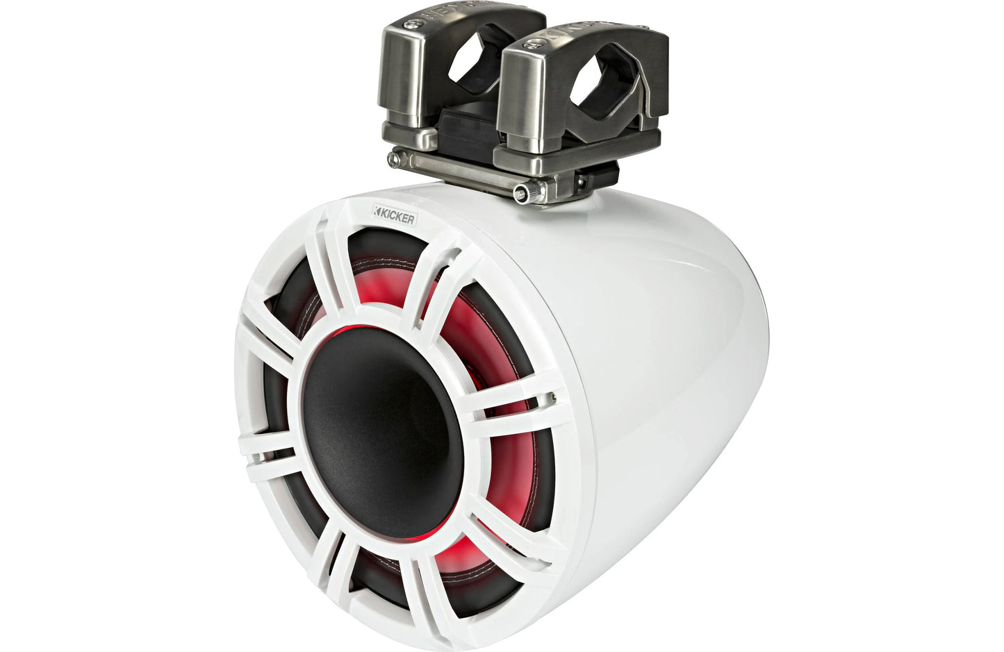 Kicker 44KMTC114W 11" Wakeboard Tower Speakers with LED White