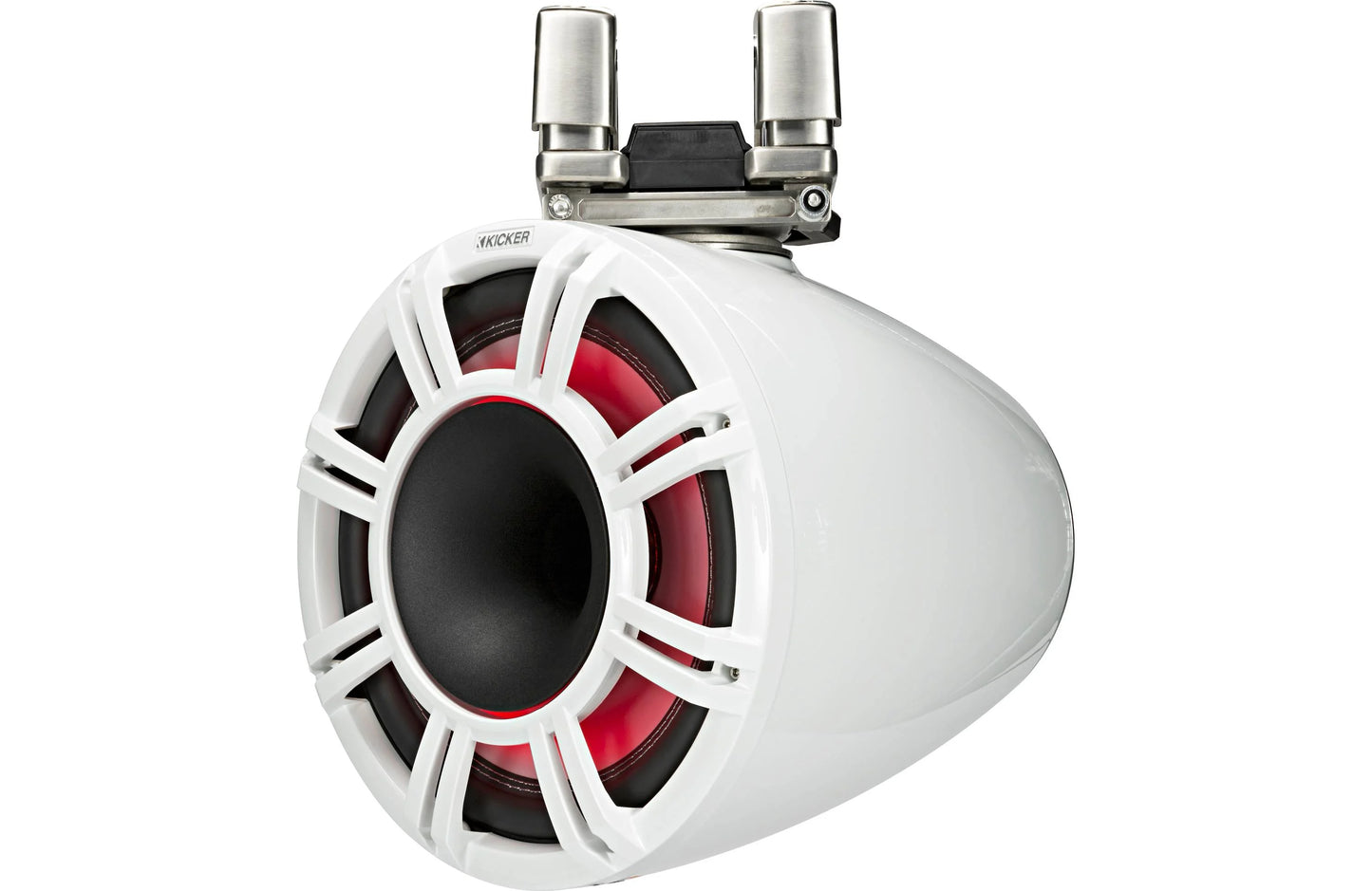 Kicker 44KMTC114W 11" Wakeboard Tower Speakers with LED White