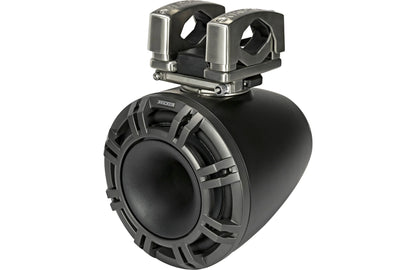 Kicker 44KMTC94 9 inch Wakeboard Tower Speakers with LED Black