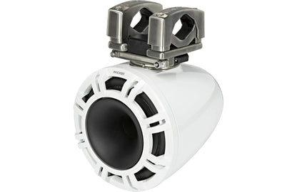 Kicker 44KMTC94W 9 Inch Wakeboard Tower Speakers with LED White KMTC94W