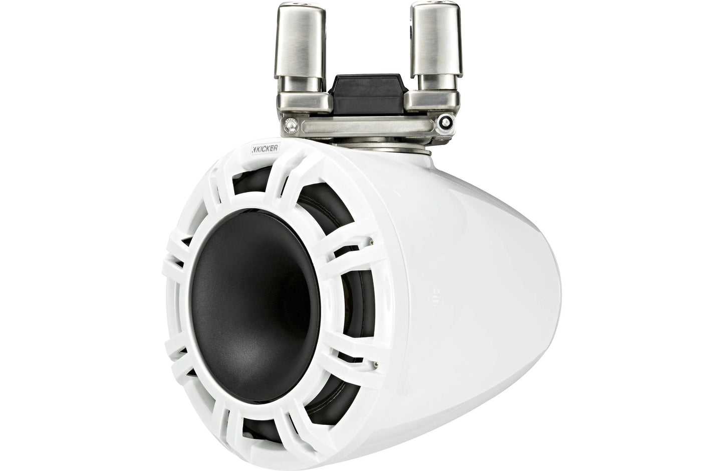 Kicker 44KMTC94W 9 Inch Wakeboard Tower Speakers with LED White KMTC94W