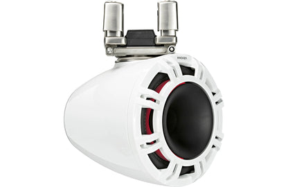 Kicker 44KMTC94W 9 Inch Wakeboard Tower Speakers with LED White KMTC94W
