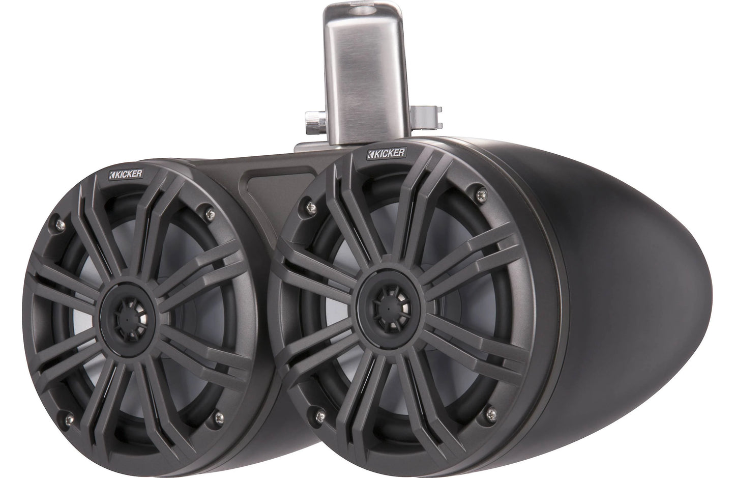 Kicker 45KMTDC65 Dual 6.5" Wakeboard Tower Speakers Black