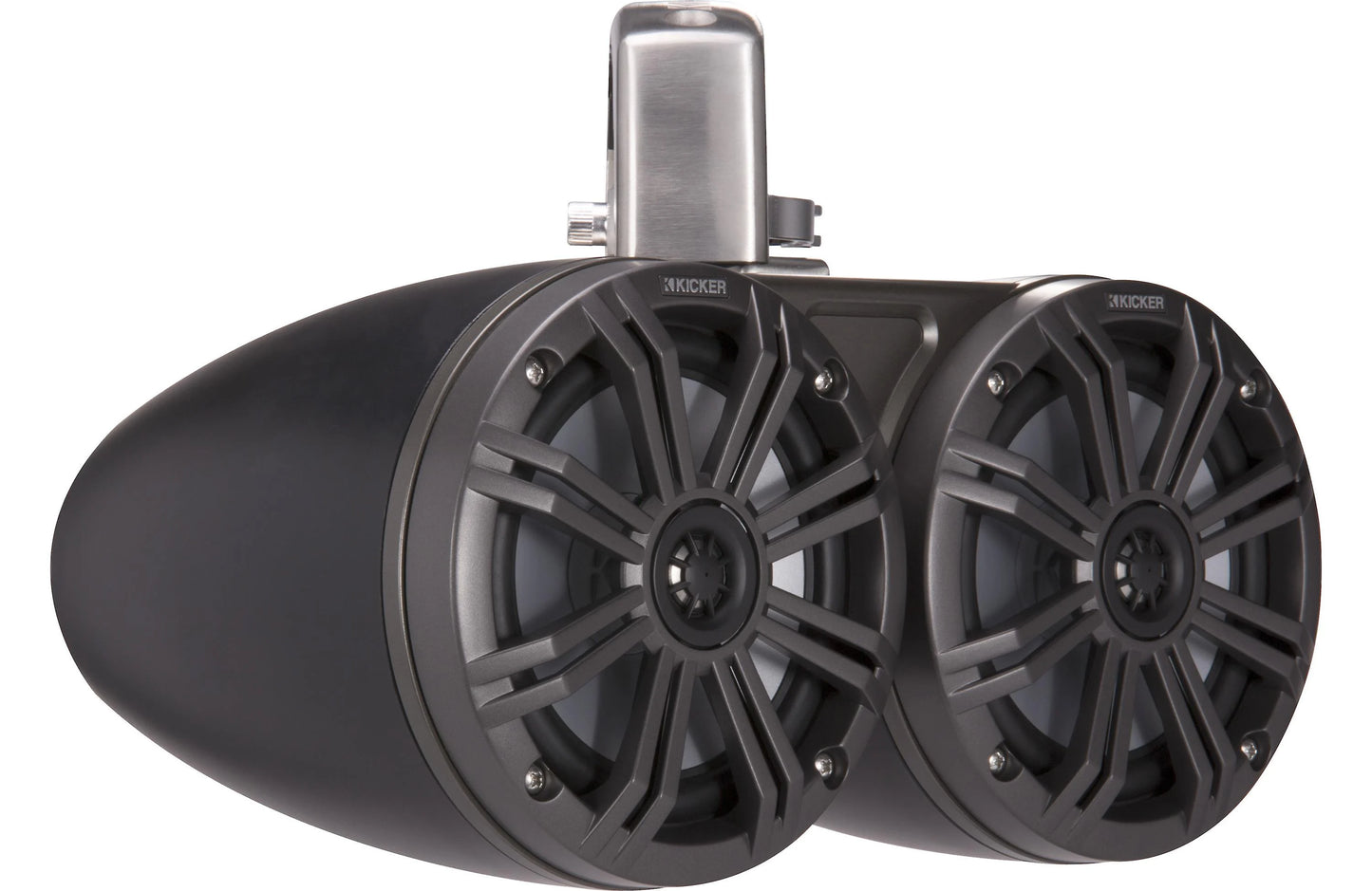 Kicker 45KMTDC65 Dual 6.5" Wakeboard Tower Speakers Black