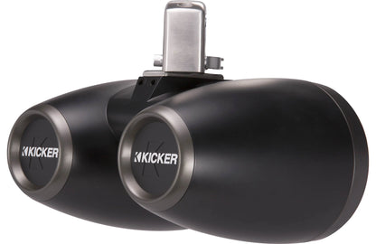 Kicker 45KMTDC65 Dual 6.5" Wakeboard Tower Speakers Black
