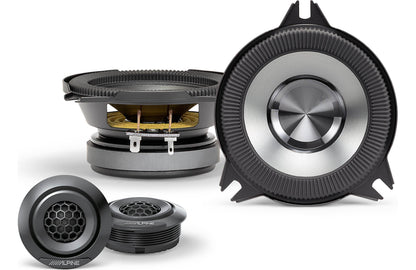 Alpine BRV-S40C BassRev™ 4" Component Speaker System