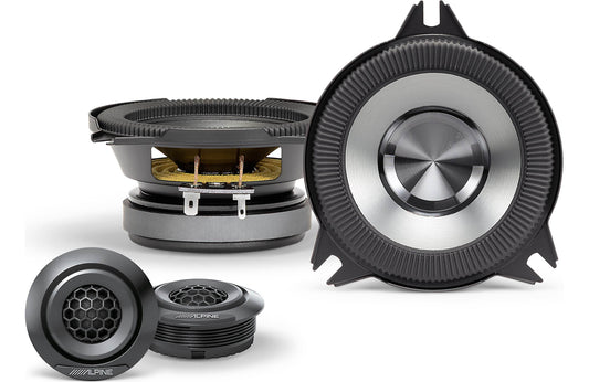 Alpine BRV-S40C BassRev™ 4" Component Speaker System