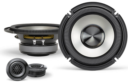 Alpine BRV-S65C 6.5 inch BassRev Component Speaker Set