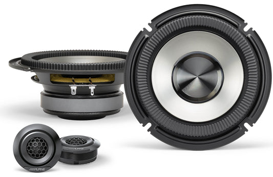Alpine BRV-S65C 6.5 inch BassRev Component Speaker Set