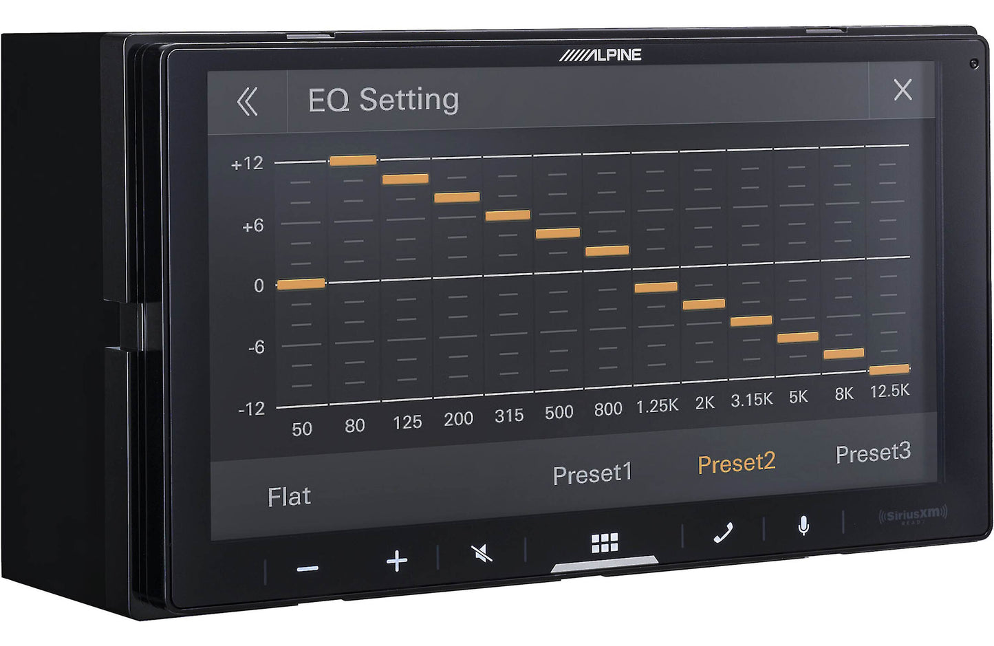 modern-car-stereo-black-front-view
