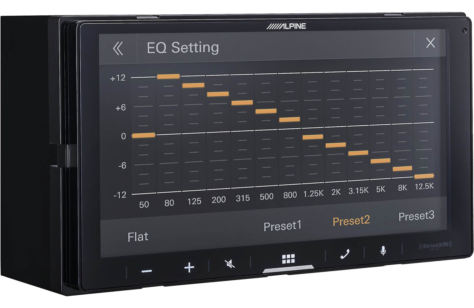 modern-car-stereo-black-front-view