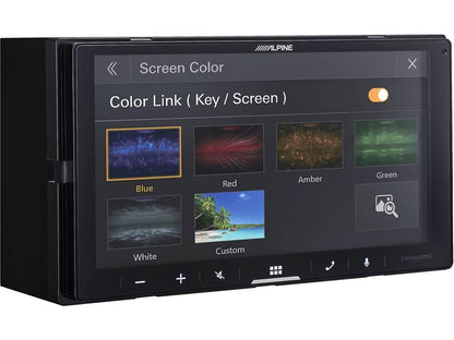 Alpine ILX-W670-M And S2-SB8 Package Digital Multimedia Receiver And Subwoofer