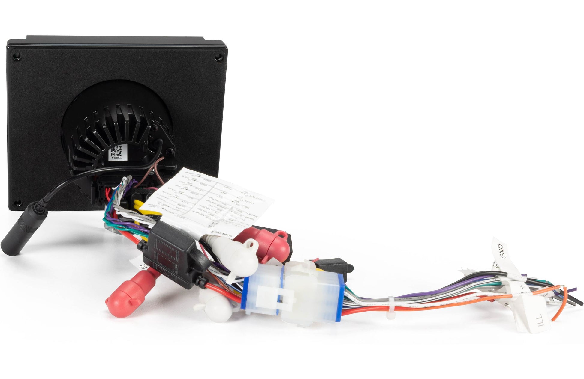 Electrical components with wiring