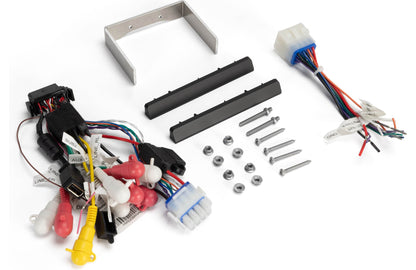 Electrical wiring harness kit with connectors and components