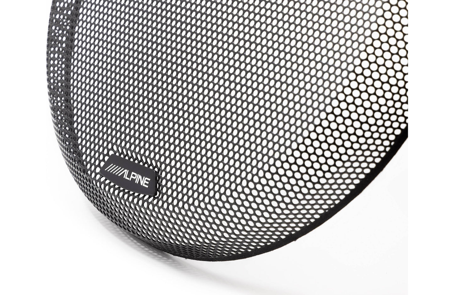 Black mesh car speaker cover