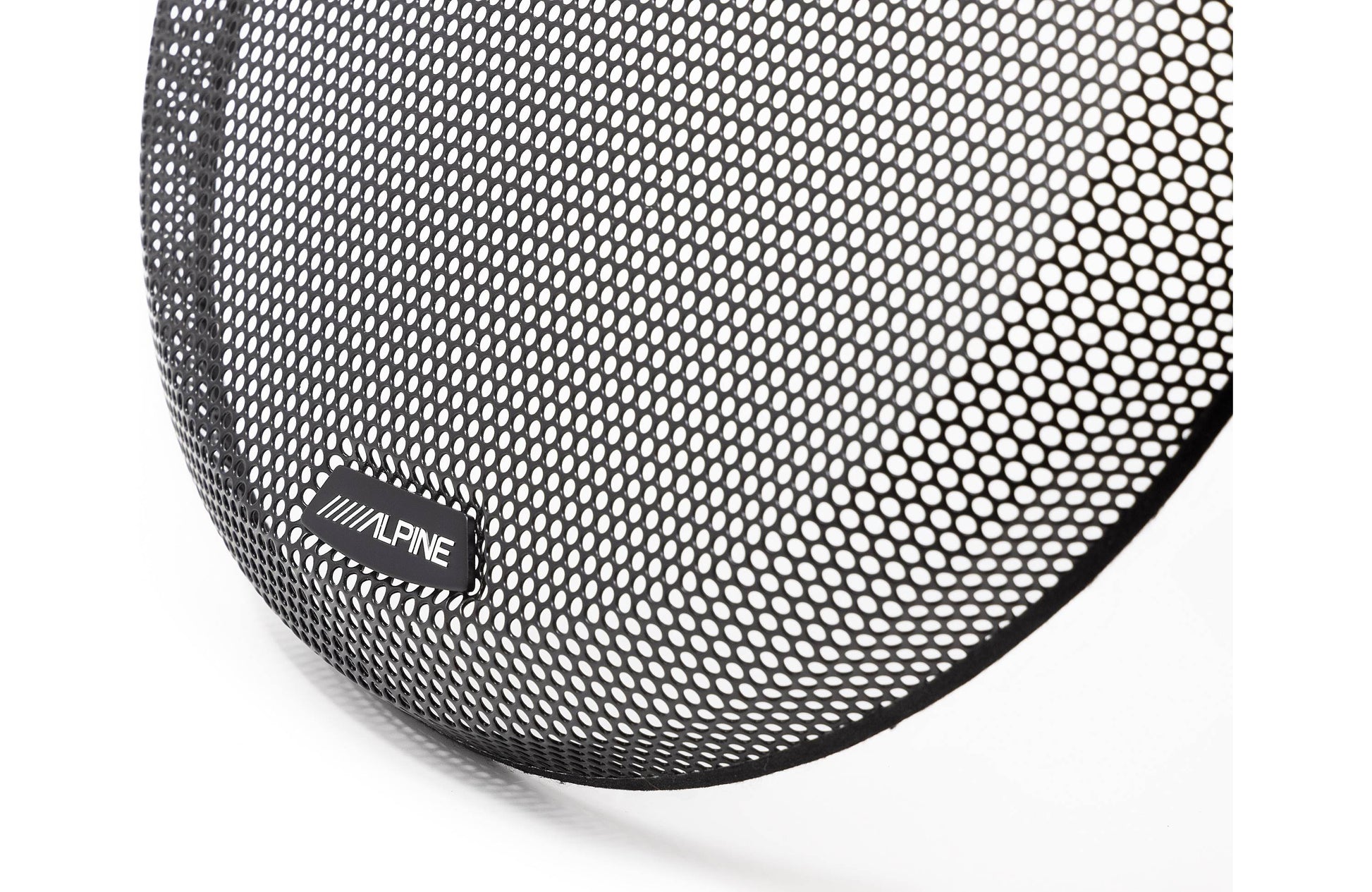 Black mesh car speaker cover