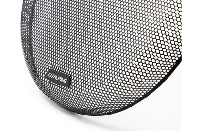 Black mesh car speaker cover