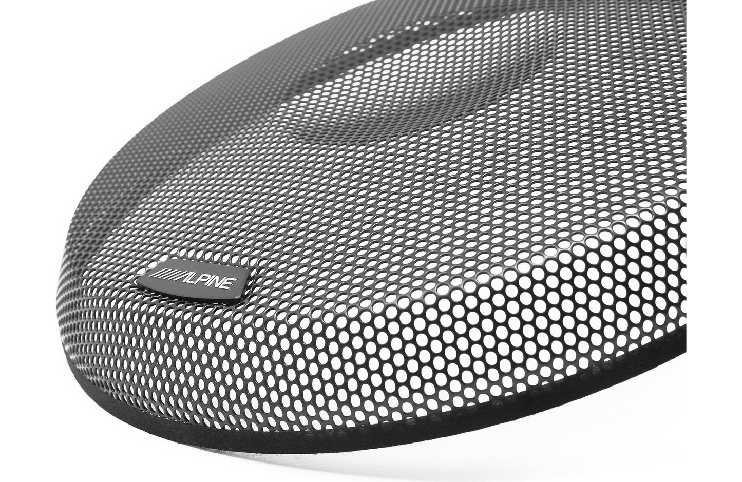 Alpine car speaker with honeycomb design
