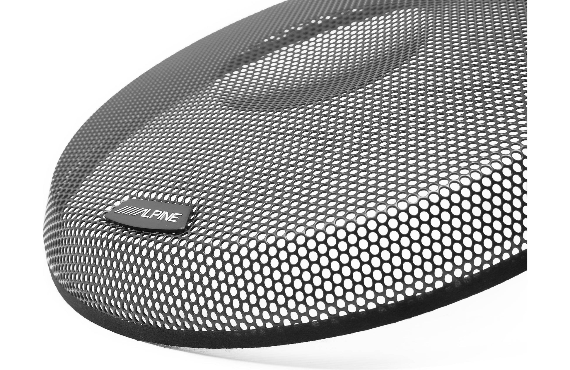 Alpine car speaker with honeycomb design