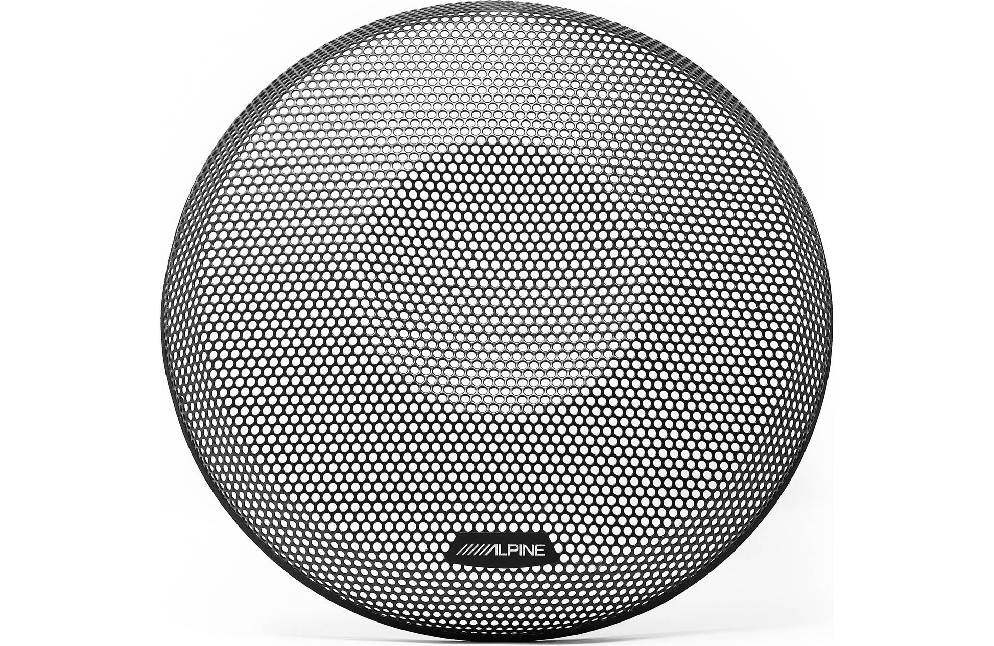 Round car speaker with honeycomb design