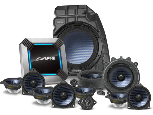 PSS-TSLA-M3B  Tesla Model 3 Base 13-Speaker Plug-and-Play Sound System Upgrade (Vehicle-Specific Harness Sold Separately $300)