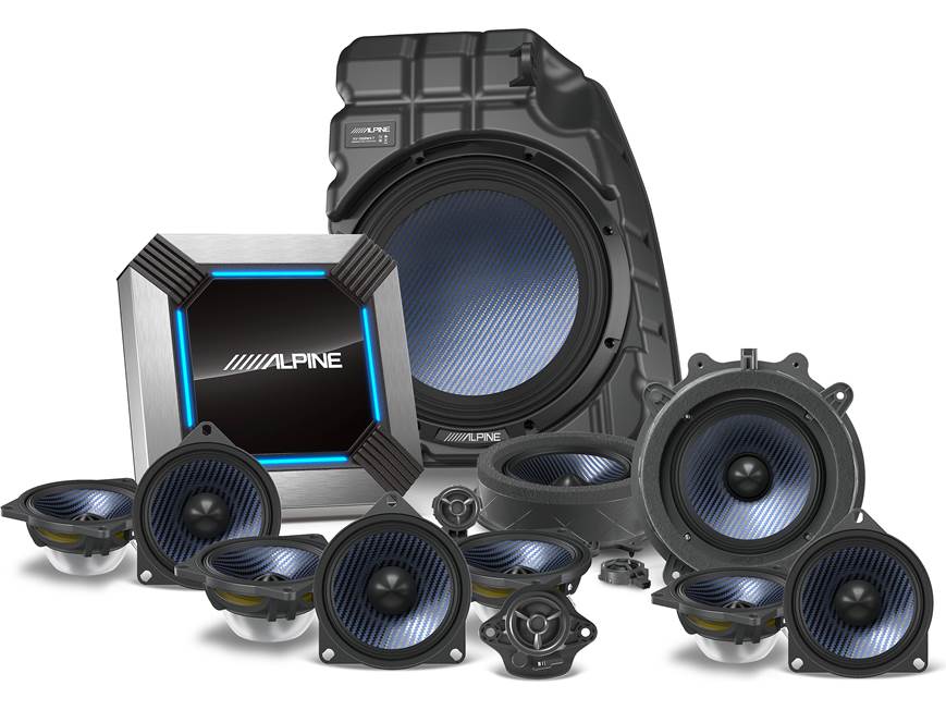 PSS-TSLA-M3P  Tesla Model 3 Premium 13-Speaker Plug-and-Play Sound System Upgrade (Vehicle-Specific Harness Sold Separately $300)