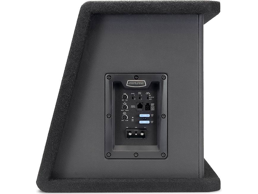 Alpine PWE-SB10 Single 10" Powered Subwoofer for Vehicle Audio