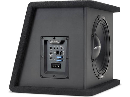 Alpine PWE-SB10 Single 10" Powered Subwoofer for Vehicle Audio